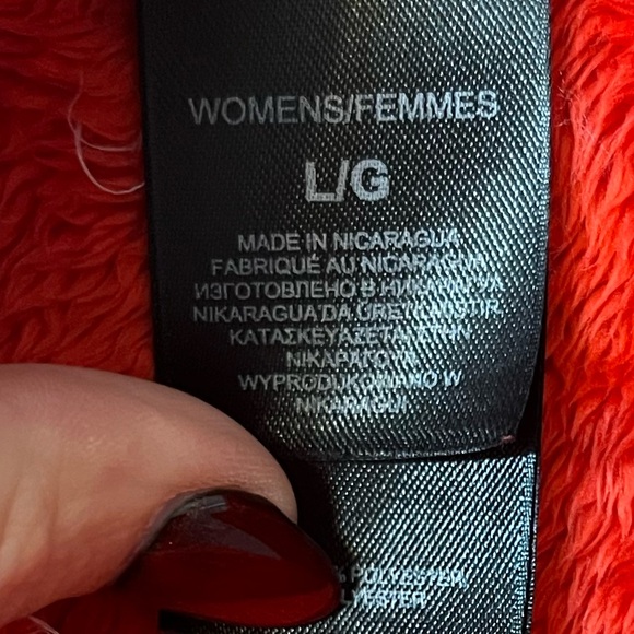 The North Face Tech-Osito Red Full Zip Fleece Jacket Large - Picture 4 of 4